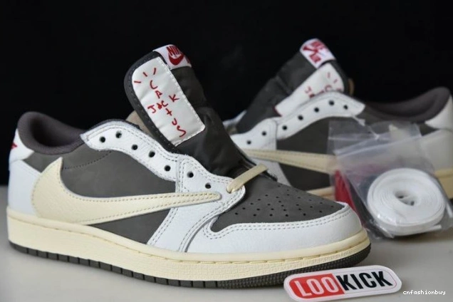 Scott Travis Jordan 1 Air DM7866-162 Mocha Reverse x 0806
